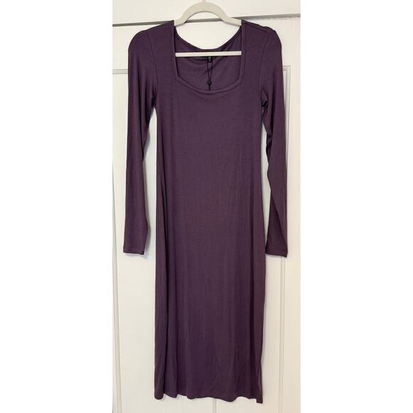 Universal Standard Dresses & Skirts - NWT Universal Standard Ribbed Longsleeve Square Neck Dress Size XXS